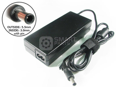 SA5 - AC Power Adapter for Samsung - Samsung - X60-CV01 Laptop (4.74A, 5.5x3.0 w/pinTip, 19V, 90W)