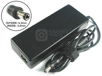 T4 - AC Power Adapter for Toshiba - Satellite - 2400 Laptop (6A, 6.3x3.0Tip, 15V, 90W)