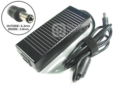 T9 - AC Power Adapter for Toshiba - Satellite - L300 Laptop (6.3A, 6.3x3.0Tip, 19V, 120W)